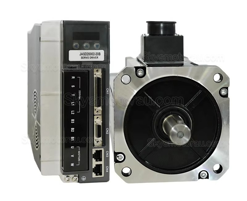 2.0KW AC Servo Motor Kit 130JASM520220K-17B-SC+JASD20002-20B 220V 9.55N.m 10.2A 2000RPM with JASD20002-20B Servo Driver